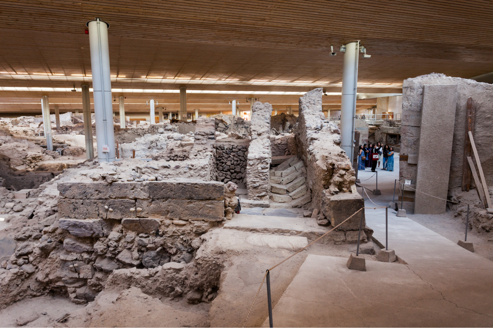 Akrotiri Archaeological Site | The Pompeii of the Aegean — Santorini Island Tour Akrotiri archaeological site Santorini — ancient Minoan city preserved under protective roof